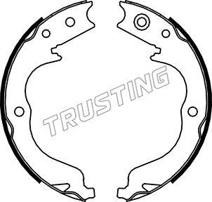 Trusting 064.180 - Комплект гальм, ручник, парковка autozip.com.ua