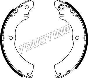 Trusting 064.175 - Комплект гальм, барабанний механізм autozip.com.ua
