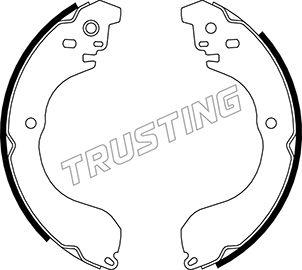 Trusting 067.199 - Комплект гальм, барабанний механізм autozip.com.ua