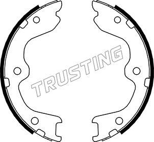 Trusting 067.197 - Комплект гальм, ручник, парковка autozip.com.ua