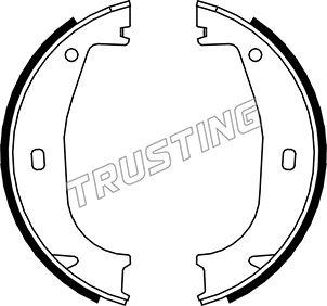 Trusting 019.026 - Комплект гальм, ручник, парковка autozip.com.ua