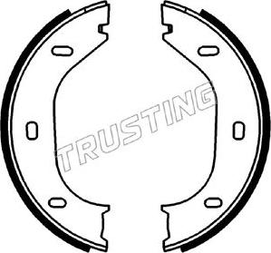Trusting 019.021 - Комплект гальм, ручник, парковка autozip.com.ua