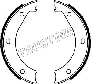 Trusting 019.023 - Комплект гальм, ручник, парковка autozip.com.ua