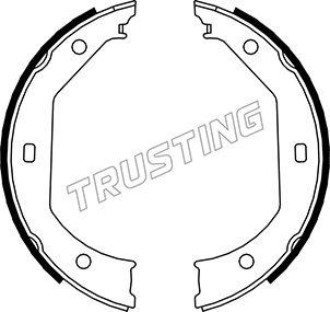 Trusting 019.027 - Комплект гальм, ручник, парковка autozip.com.ua
