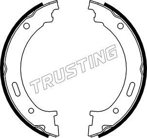 Trusting 088.236 - Комплект гальм, ручник, парковка autozip.com.ua