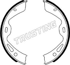 Trusting 083.004 - Комплект гальм, ручник, парковка autozip.com.ua