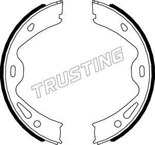 Trusting 083.005 - Комплект гальм, ручник, парковка autozip.com.ua