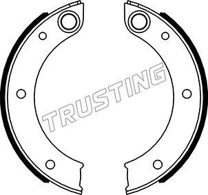 Trusting 083.003 - Комплект гальм, ручник, парковка autozip.com.ua