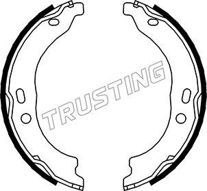 Trusting 034.118 - Комплект гальм, ручник, парковка autozip.com.ua