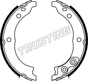 Trusting 034.113 - Комплект гальм, ручник, парковка autozip.com.ua