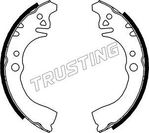 Trusting 026.344 - Комплект гальм, барабанний механізм autozip.com.ua