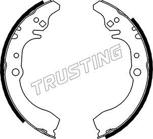 Trusting 026.348 - Комплект гальм, барабанний механізм autozip.com.ua