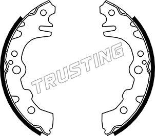Trusting 026.351 - Комплект гальм, барабанний механізм autozip.com.ua