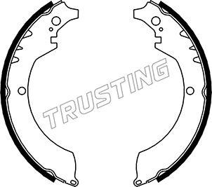 Trusting 026.335 - Комплект гальм, барабанний механізм autozip.com.ua