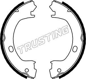 Trusting 023.006 - Комплект гальм, ручник, парковка autozip.com.ua