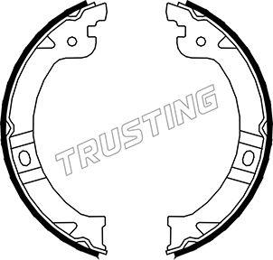 Trusting 023.002 - Комплект гальм, ручник, парковка autozip.com.ua