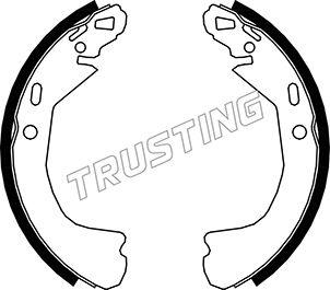 Trusting 027.006 - Комплект гальм, барабанний механізм autozip.com.ua