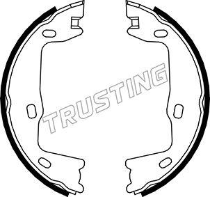 Trusting 073.159 - Комплект гальм, ручник, парковка autozip.com.ua