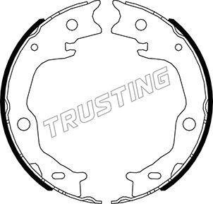 Trusting 115.341 - Комплект гальм, ручник, парковка autozip.com.ua