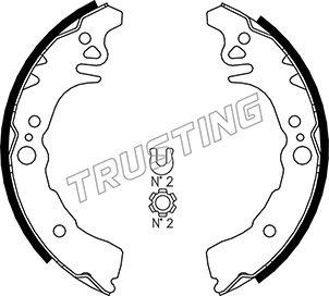 Trusting 115.305 - Комплект гальм, барабанний механізм autozip.com.ua