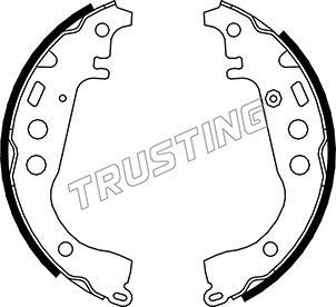 Trusting 115.301 - Комплект гальм, барабанний механізм autozip.com.ua