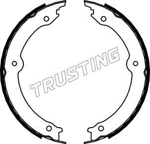 Trusting 115.323 - Комплект гальм, ручник, парковка autozip.com.ua
