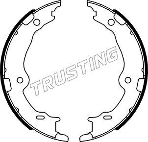 Trusting 115.327 - Комплект гальм, ручник, парковка autozip.com.ua