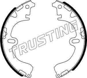 Trusting 115.290 - Комплект гальм, барабанний механізм autozip.com.ua