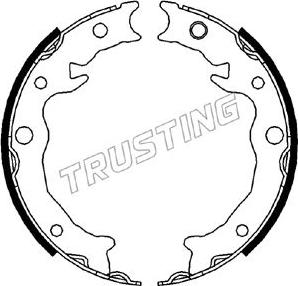Trusting 110.343 - Комплект гальм, ручник, парковка autozip.com.ua