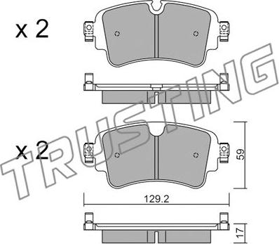 Jurid 573629J-D - Гальмівні колодки, дискові гальма autozip.com.ua