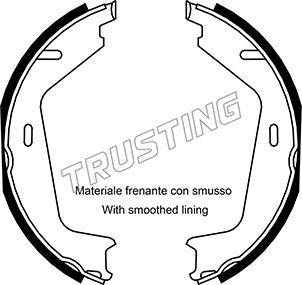 Trusting 127.275 - Комплект гальм, ручник, парковка autozip.com.ua