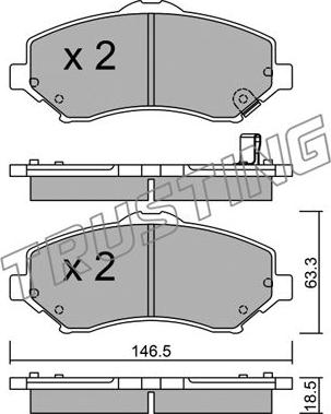 Jurid 573298D - Гальмівні колодки, дискові гальма autozip.com.ua