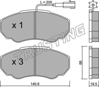 Textar 23917 183 0 5 - Гальмівні колодки, дискові гальма autozip.com.ua