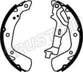 Trusting 253.741 - Комплект гальм, барабанний механізм autozip.com.ua