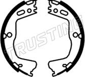 Trusting 253.700 - Комплект гальм, ручник, парковка autozip.com.ua