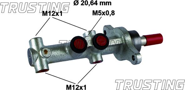 Trusting PF980 - Головний гальмівний циліндр autozip.com.ua