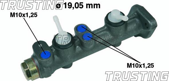 Trusting PF044 - Головний гальмівний циліндр autozip.com.ua