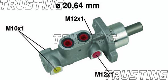Trusting PF273 - Головний гальмівний циліндр autozip.com.ua