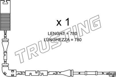 Trusting SU.153 - Сигналізатор, знос гальмівних колодок autozip.com.ua