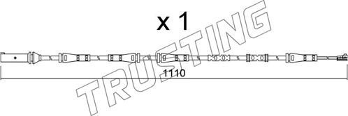 Trusting SU.368 - Сигналізатор, знос гальмівних колодок autozip.com.ua