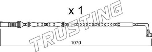 Trusting SU.285 - Сигналізатор, знос гальмівних колодок autozip.com.ua