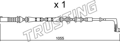 Trusting SU.283 - Сигналізатор, знос гальмівних колодок autozip.com.ua