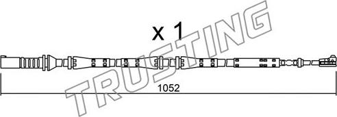 Trusting SU.275 - Сигналізатор, знос гальмівних колодок autozip.com.ua