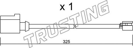 Trusting SU.271 - Сигналізатор, знос гальмівних колодок autozip.com.ua