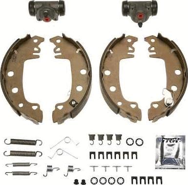 TRW BK1209 - Комплект гальм, барабанний механізм autozip.com.ua