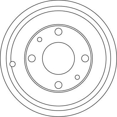 TRW DB4158 - Гальмівний барабан autozip.com.ua