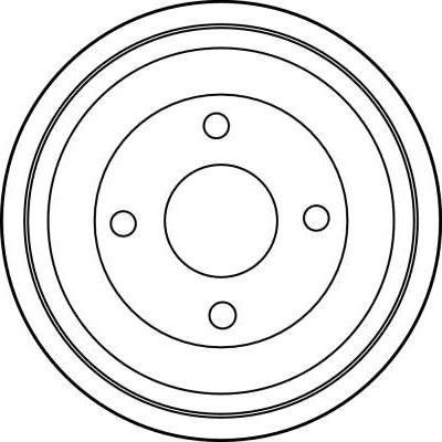 TRW DB4209 - Гальмівний барабан autozip.com.ua