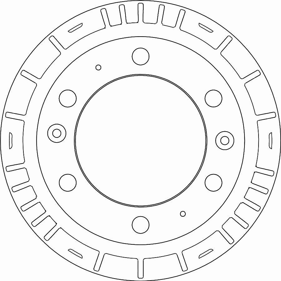 TRW DB7165 - Гальмівний барабан autozip.com.ua