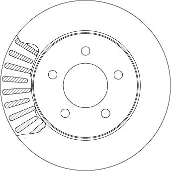 TRW DF4508 - Гальмівний диск autozip.com.ua