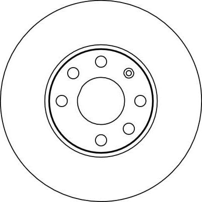 TRW DF4042 - Диск гальмівний OPEL ASTRA B передн. вент. вир-во TRW autozip.com.ua